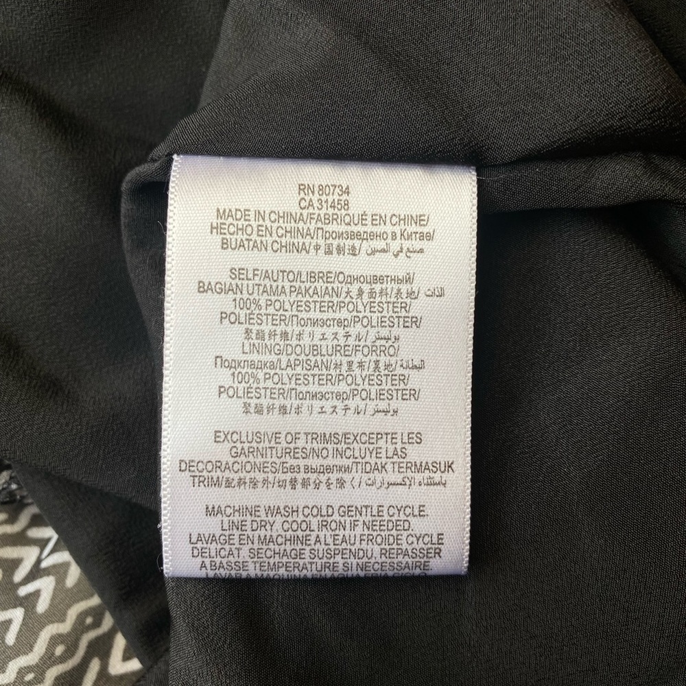 Bcbgeneration Woman’s Black/White Pattern Mini Dr… - image 2